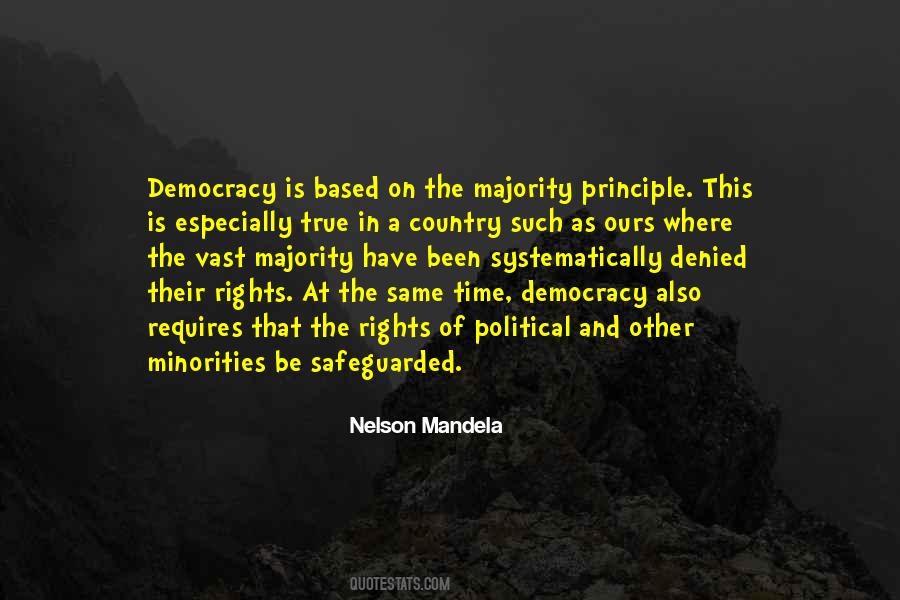 Democracy Minorities Quotes #67714