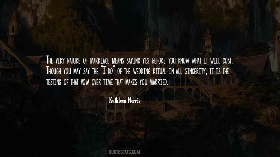 Quotes About The Marriage Vow #779238