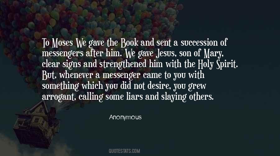 Quotes About Jesus Moses #1416730