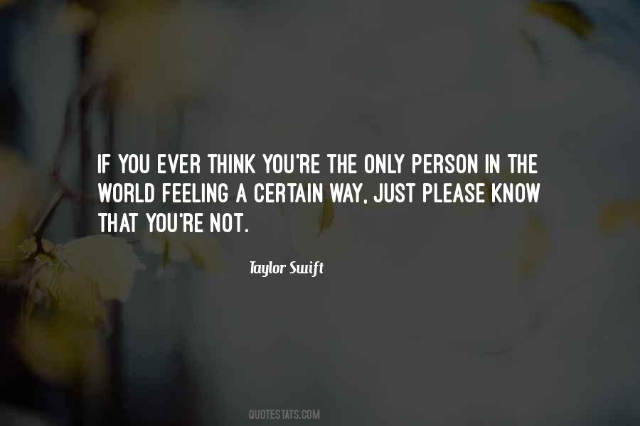 You Think You Know A Person Quotes #1318052