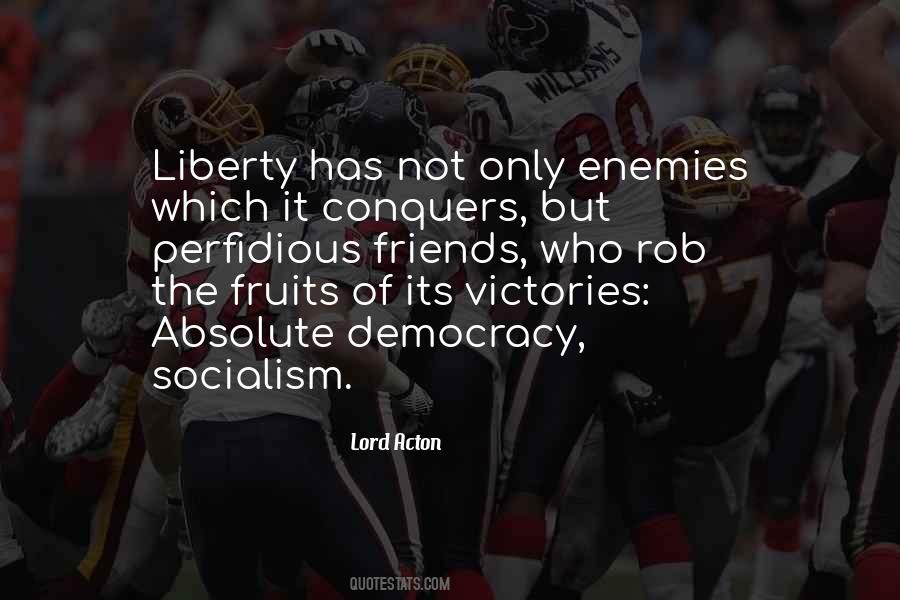 Enemy Of Democracy Quotes #1233170