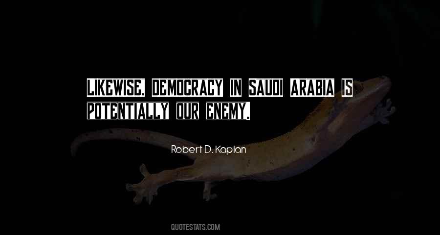Enemy Of Democracy Quotes #309274