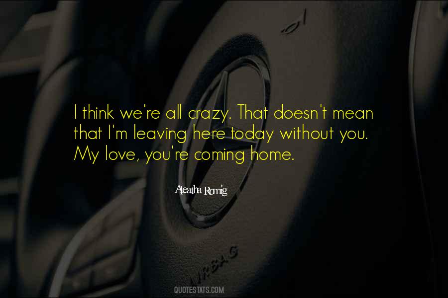 Crazy I Love You Quotes #944600