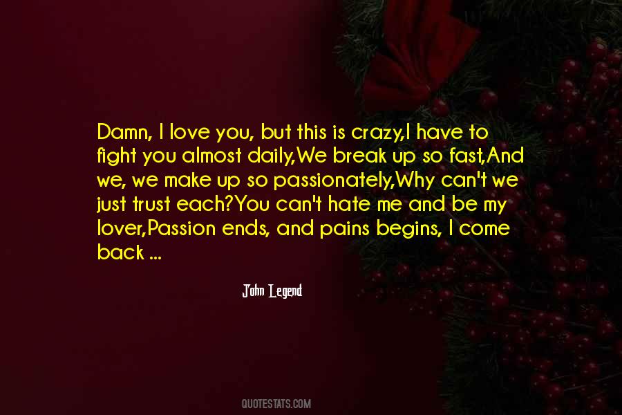 Crazy I Love You Quotes #971622