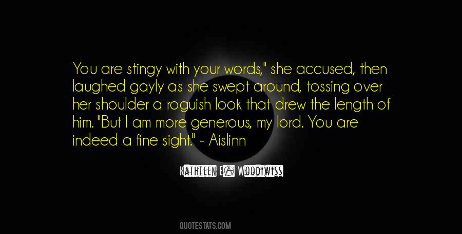 Look Over Your Shoulder Quotes #1493561