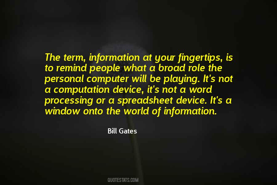 Bill Gates Computer Quotes #152341