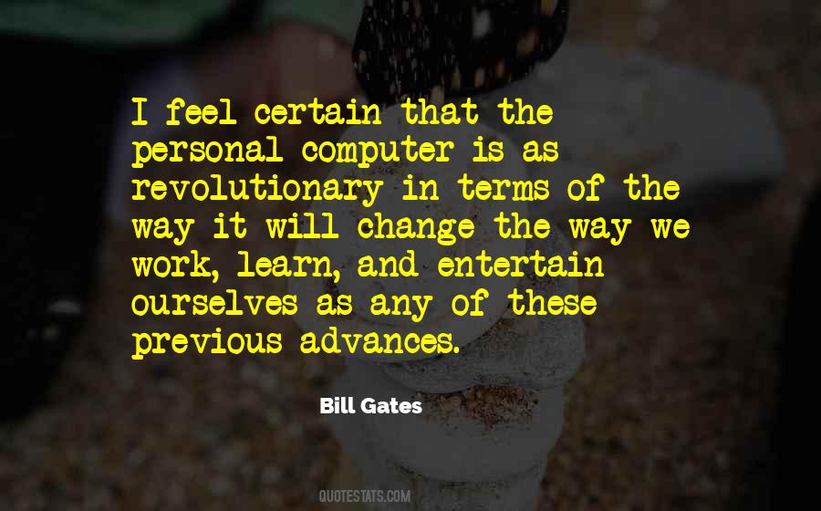 Bill Gates Computer Quotes #848739