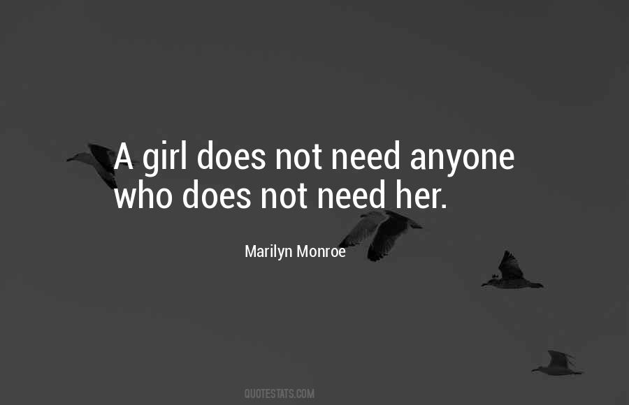 Not Need Anyone Quotes #1835417