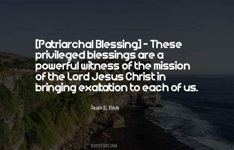 Blessing Jesus Quotes #1677737