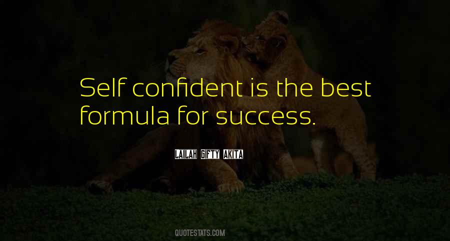 Best Formula For Success Quotes #758839