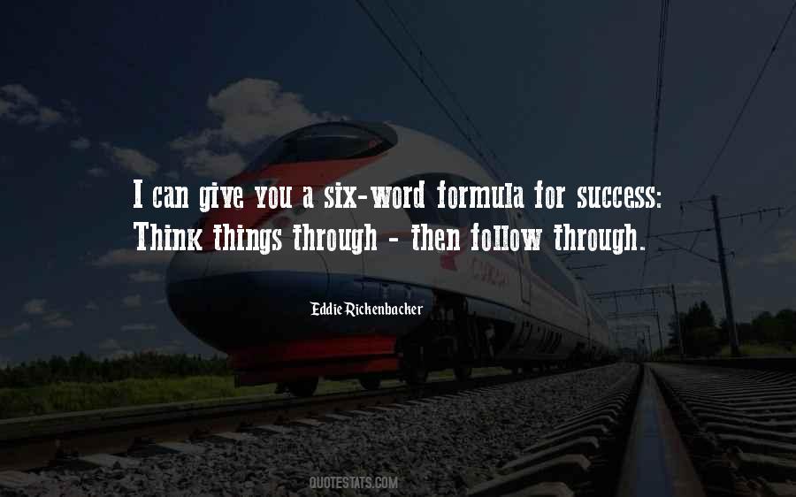 Best Formula For Success Quotes #805284