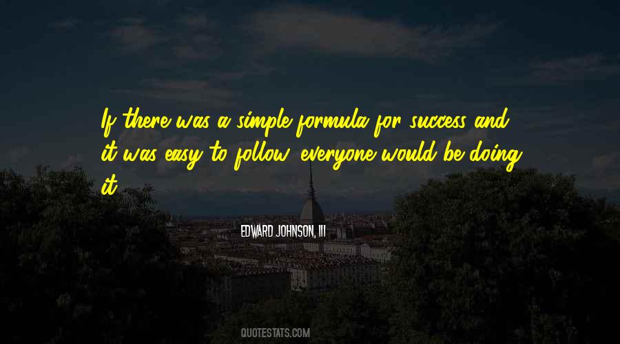 Best Formula For Success Quotes #821057