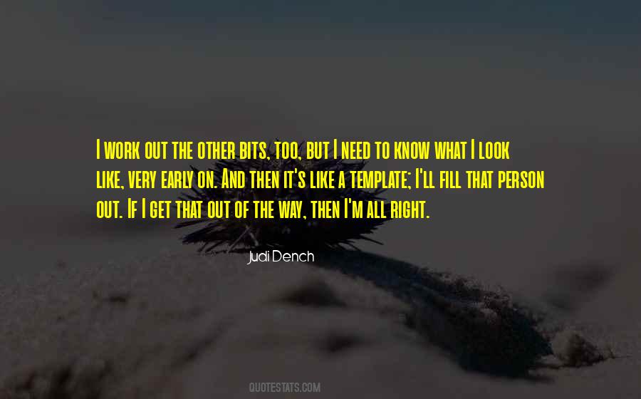 Dench Quotes #1271033