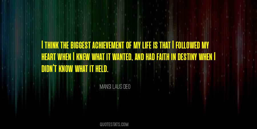 My Achievement Quotes #1611940