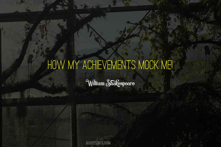 My Achievement Quotes #610540