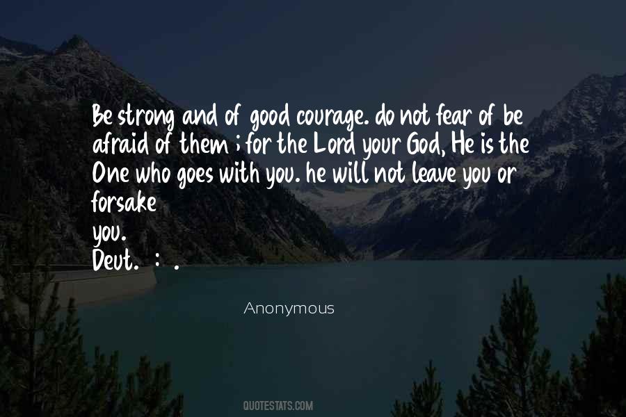 Courage God Quotes #127309