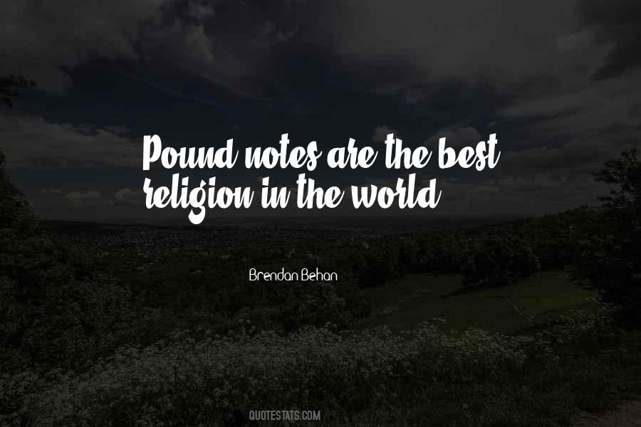 Money Religion Quotes #1364210