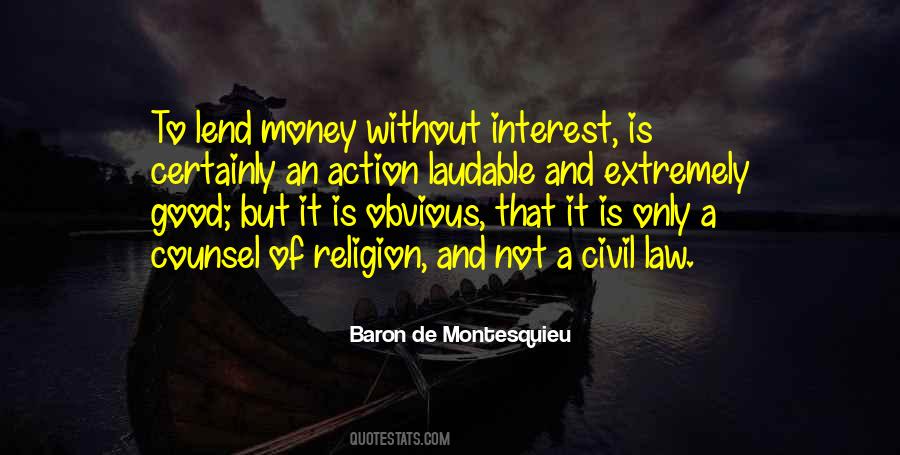 Money Religion Quotes #1691367