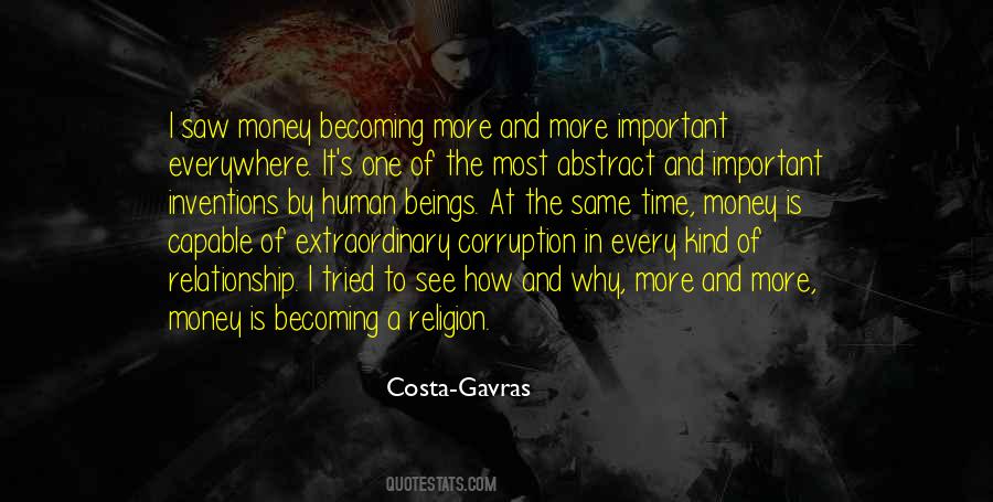 Money Religion Quotes #176295