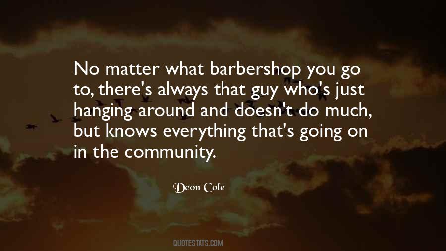 Best Barbershop Quotes #501513