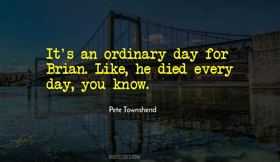 One Ordinary Day Quotes #1801511