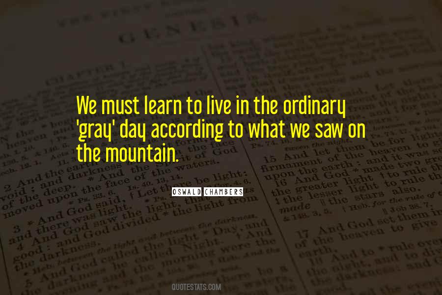 One Ordinary Day Quotes #676259