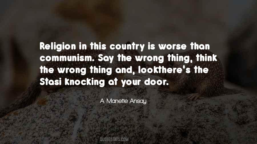 Wrong Door Quotes #500236