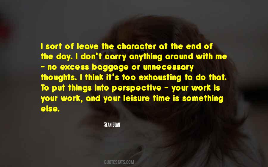 No Excess Baggage Quotes #896360