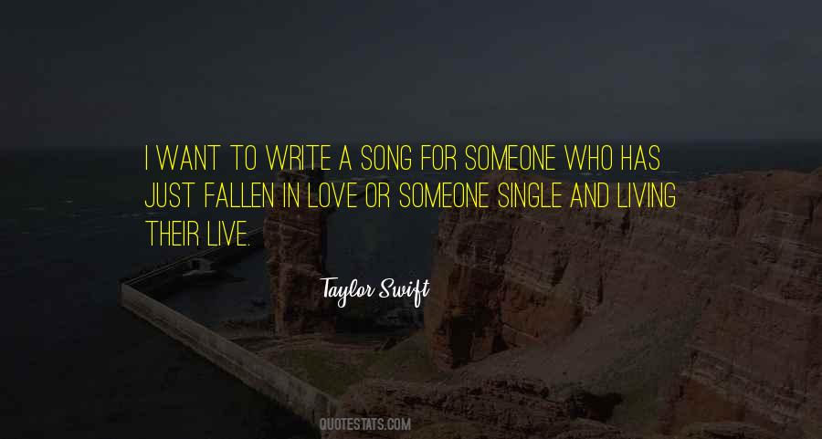 Single Song Quotes #841984