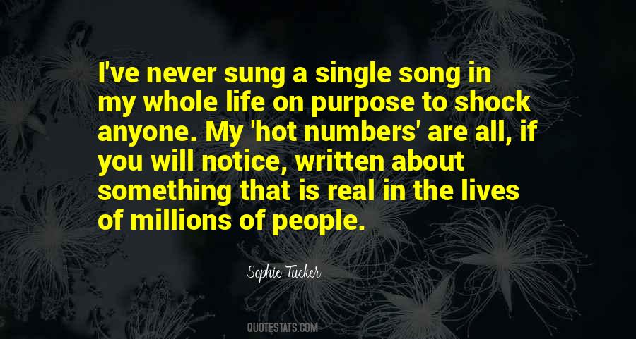 Single Song Quotes #881616