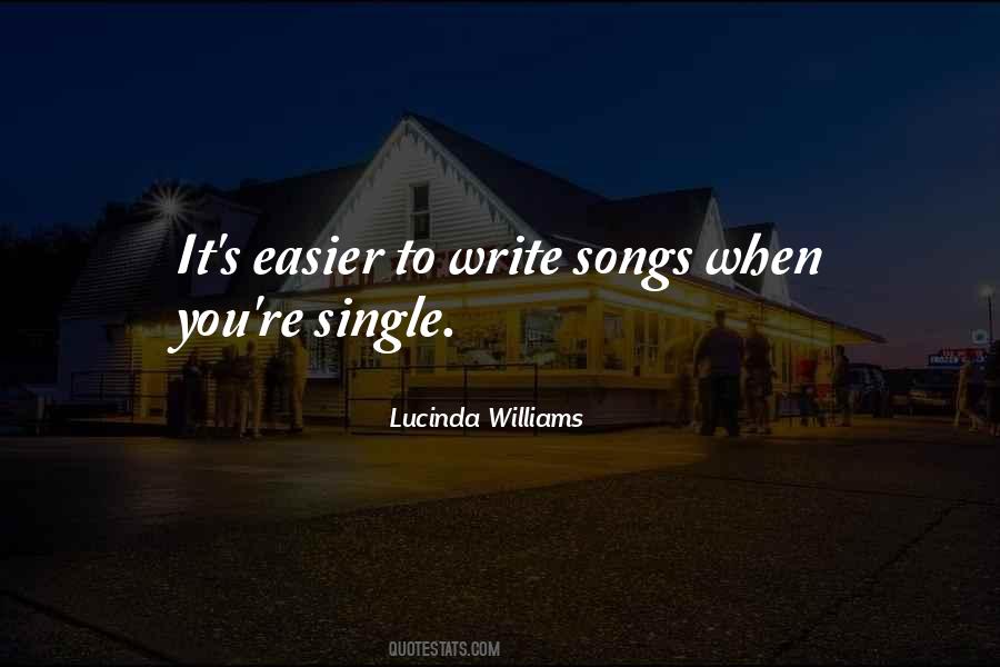 Single Song Quotes #931569