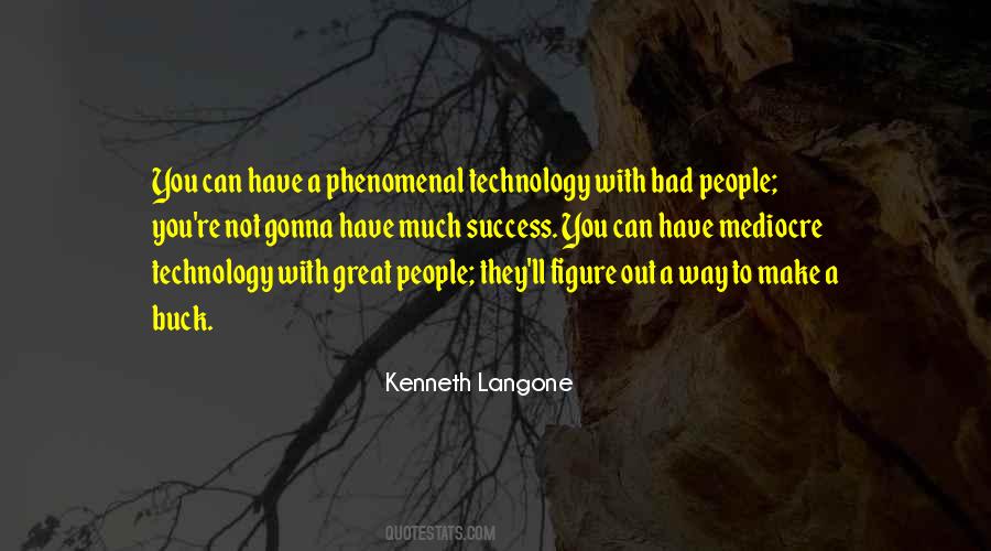 Technology Success Quotes #218977
