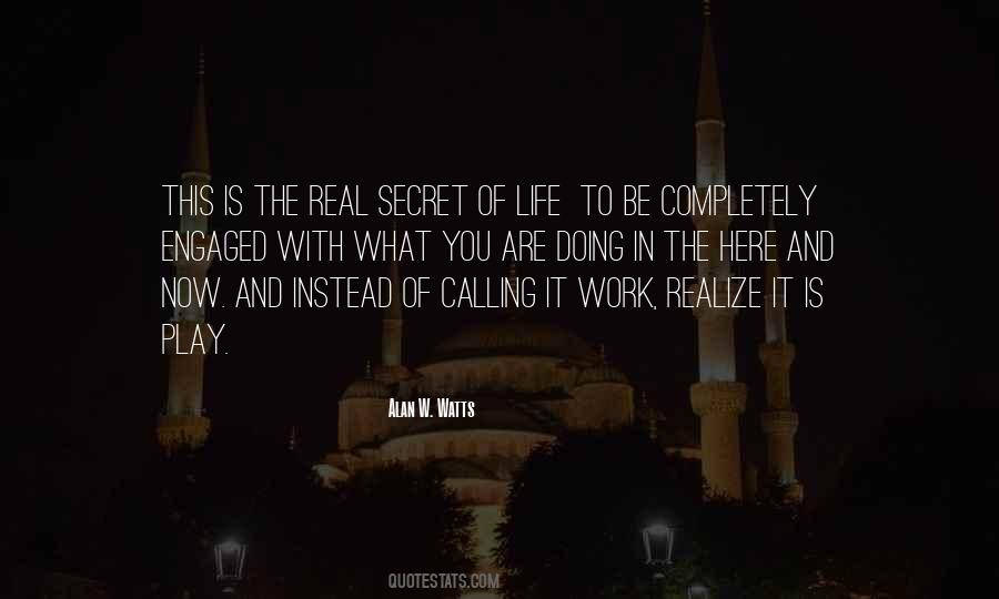 Work In Secret Quotes #1746026