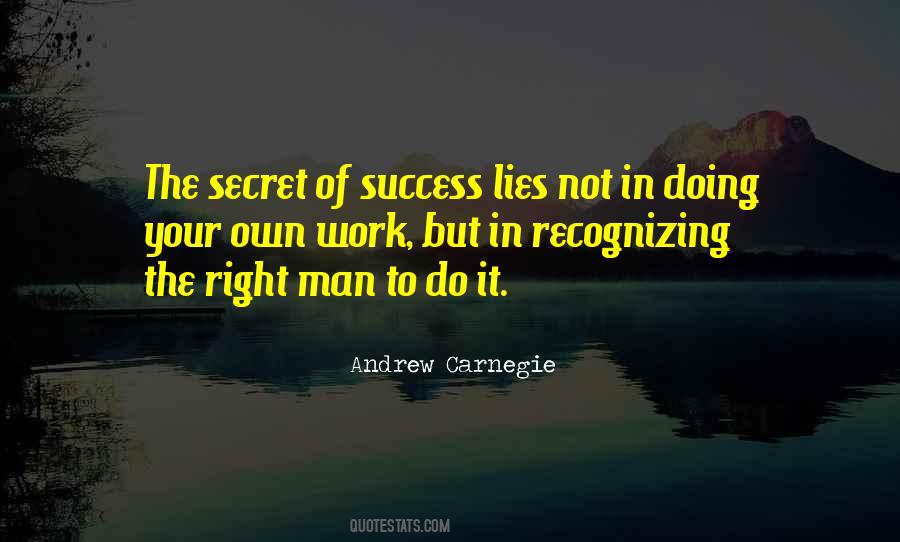 Work In Secret Quotes #27287