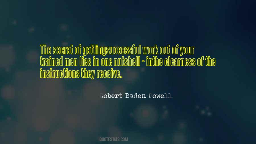 Work In Secret Quotes #807351