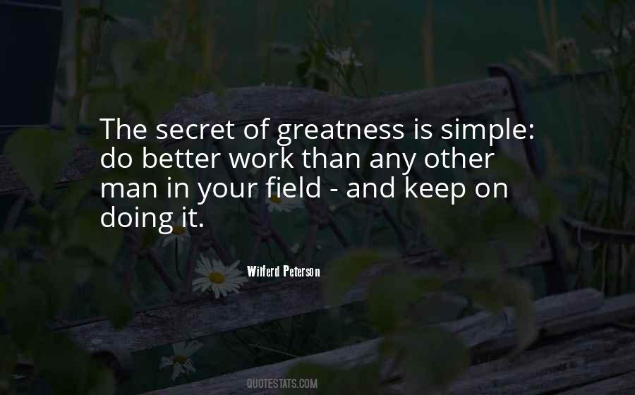 Work In Secret Quotes #996648