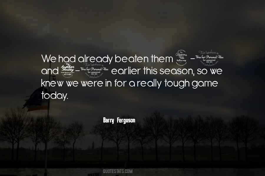 Tough Season Quotes #1355252