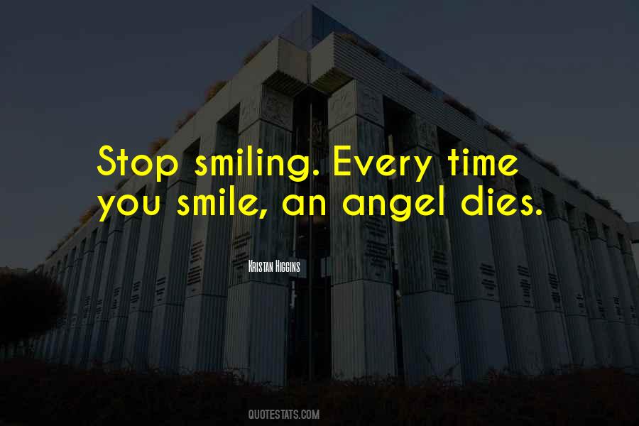 Smiling Angel Quotes #1218078