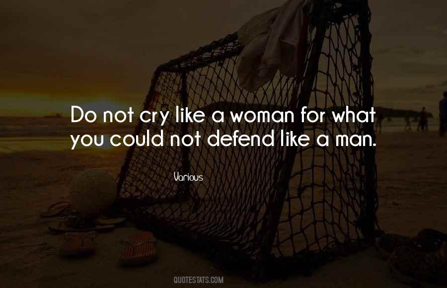 Woman Cry Quotes #1228910