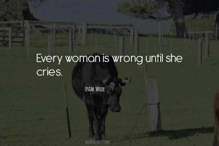 Woman Cry Quotes #731592
