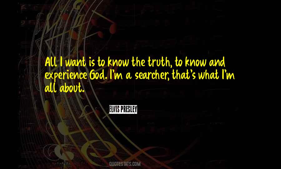 To Know The Truth Quotes #1611630