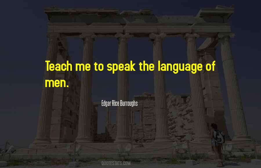 Quotes About The Language #1763695