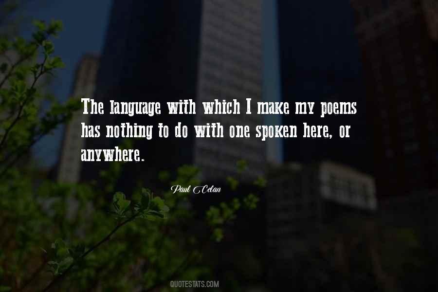 Quotes About The Language #1852044