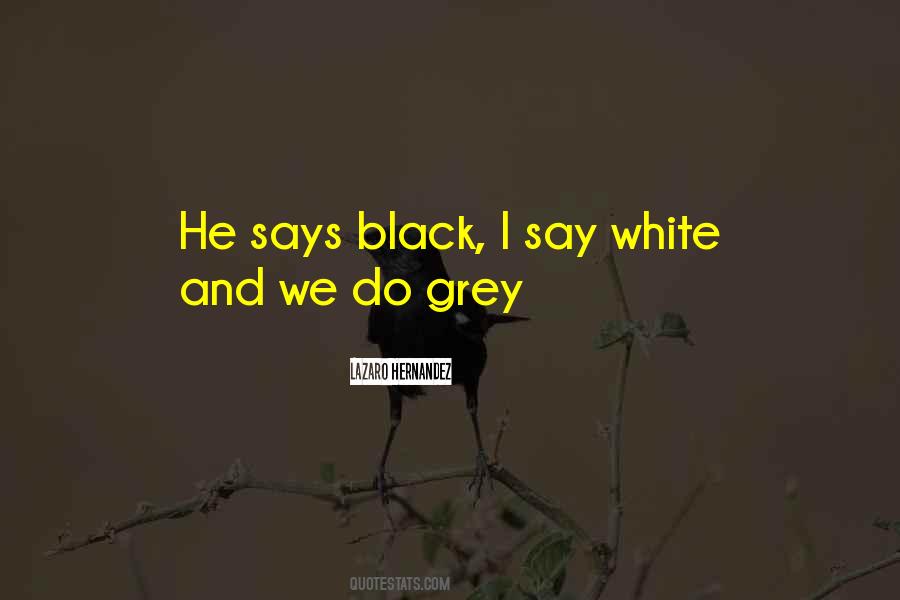 Black And White And Grey Quotes #813751