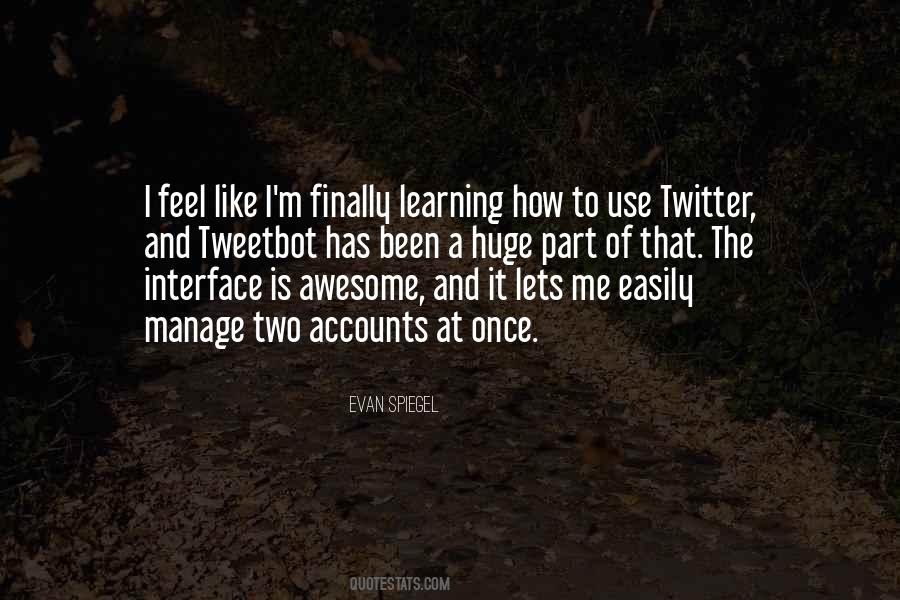 Feel Awesome Quotes #132090