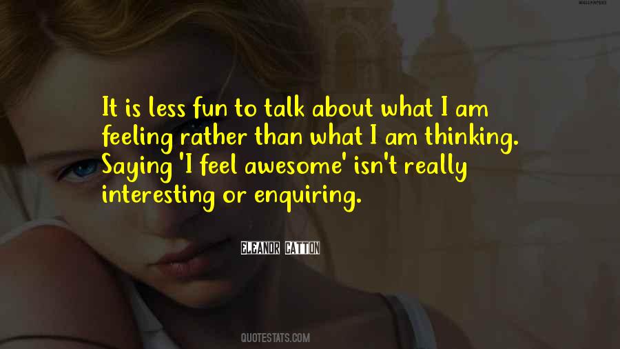 Feel Awesome Quotes #625615
