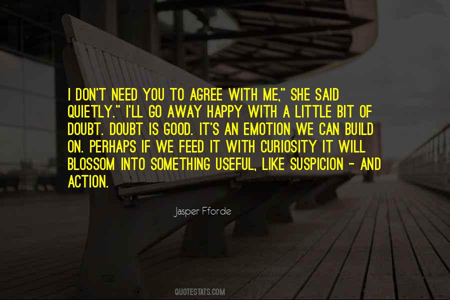 If You Doubt Me Quotes #1278745