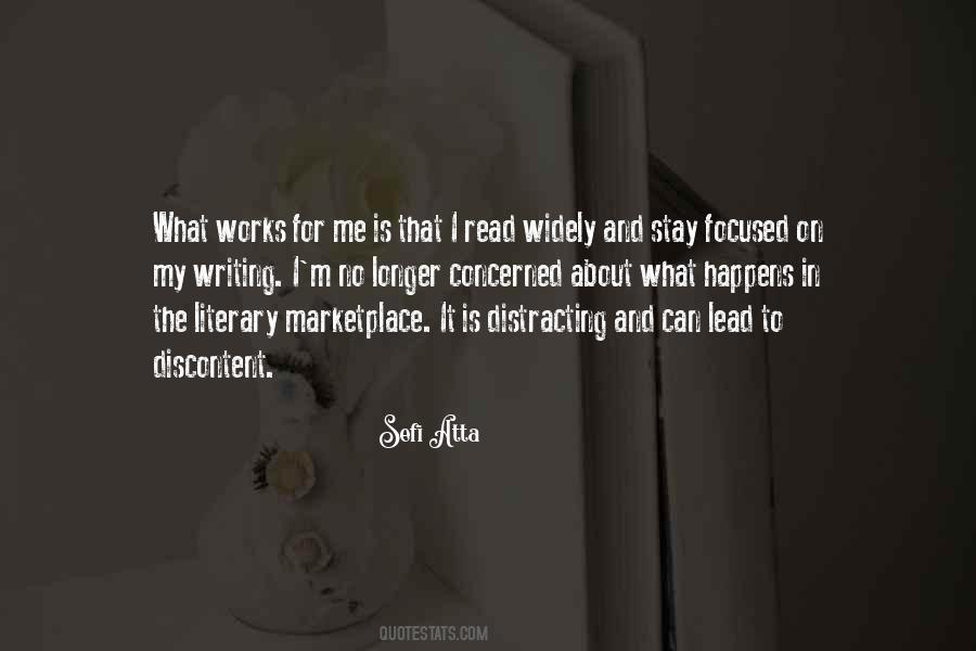 Focused On Me Quotes #330418