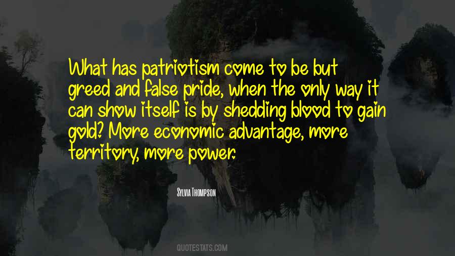 Quotes About Pride And Greed #45061