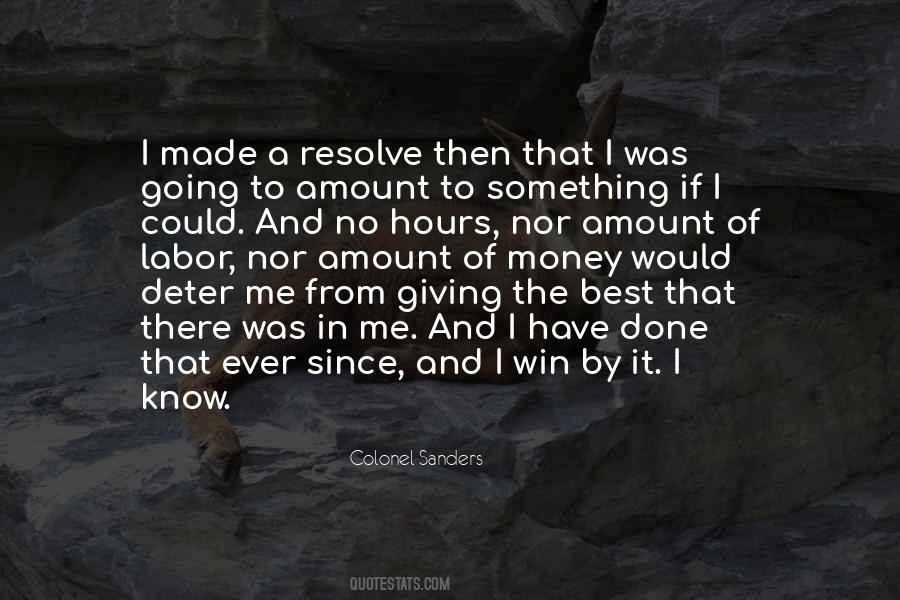 Amount To Something Quotes #1256935